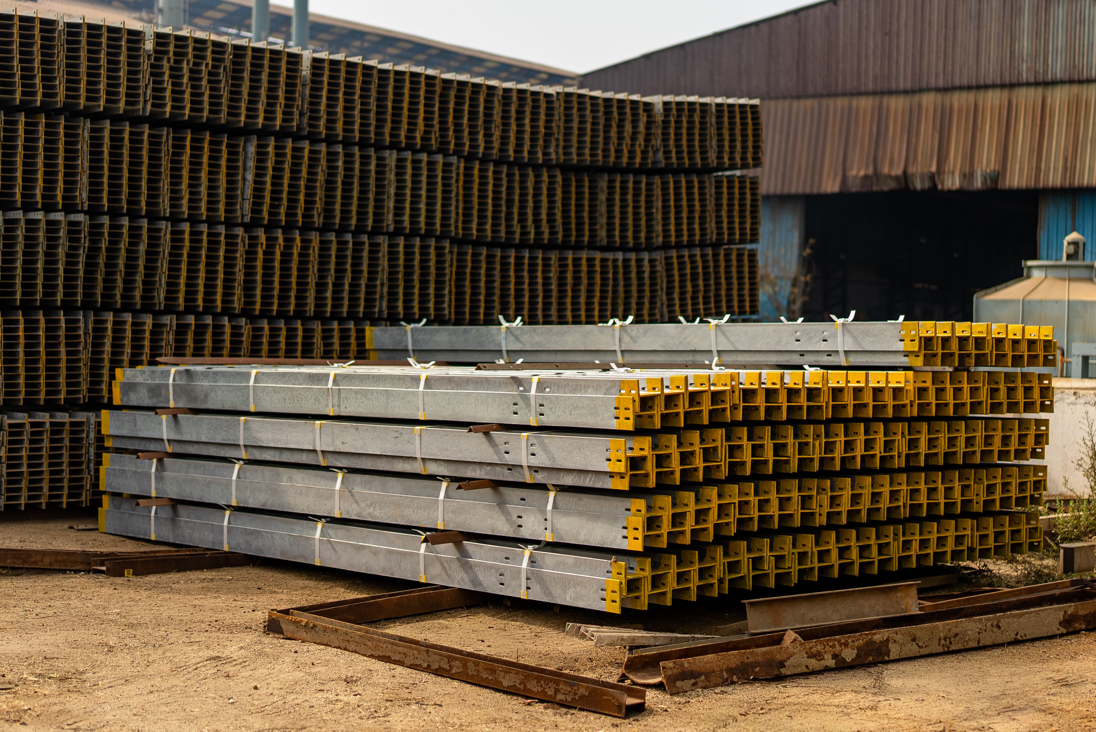 steel beams